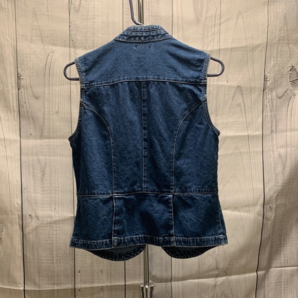Great Northwest Clothing Company Dark Blue Denim Vest - Picture 6 of 8